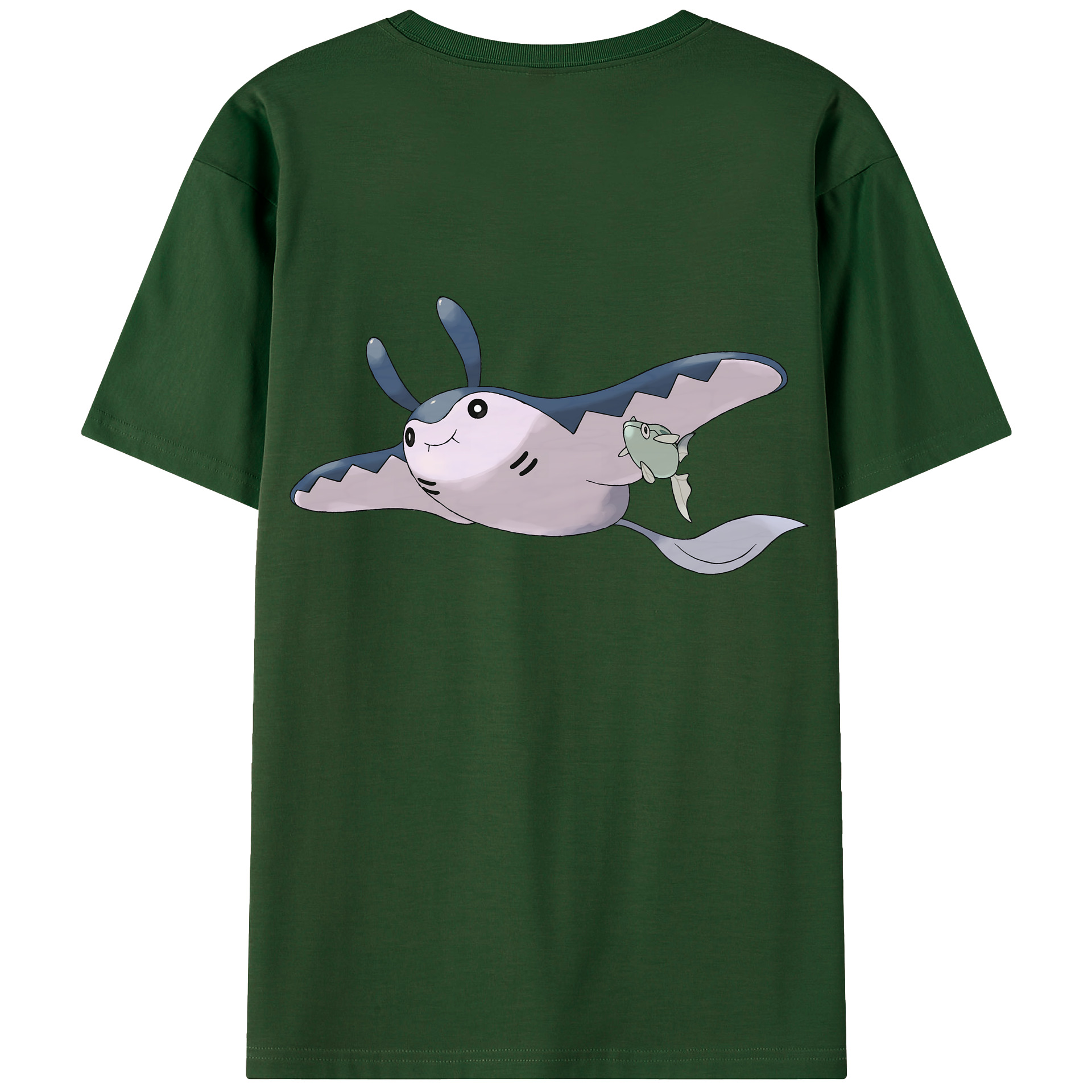 （画像用） ポケットモンスター Pokémon 綿100％半袖Tシャツ（背面プリント）
